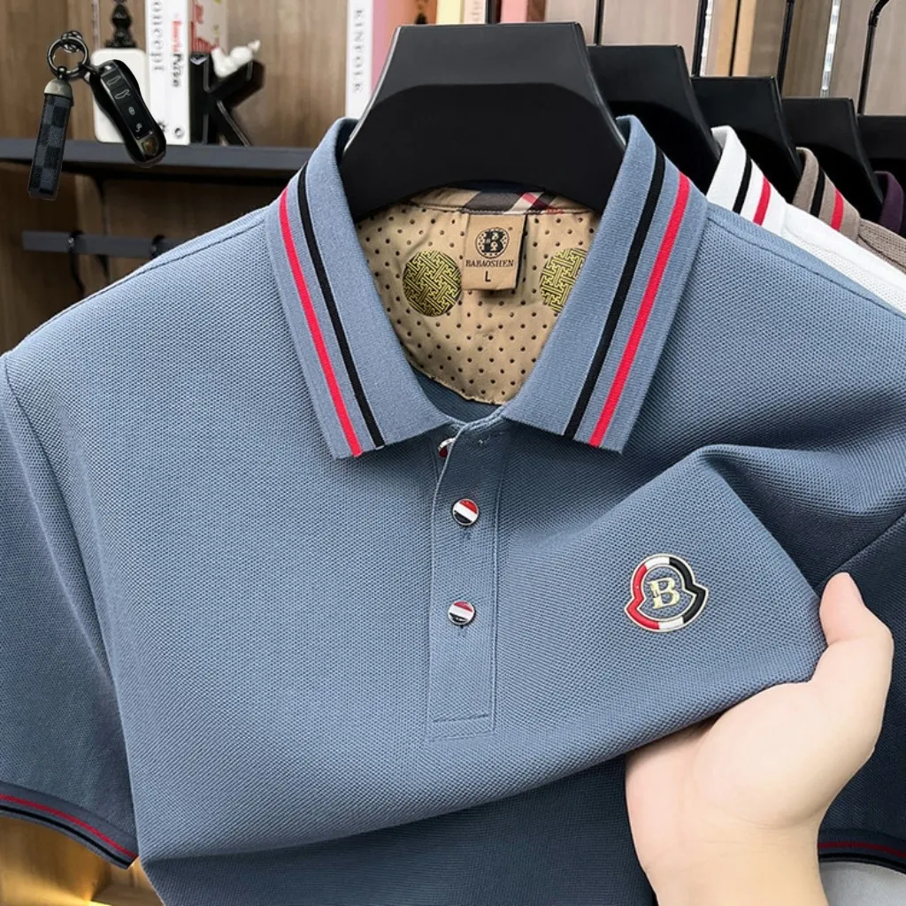 P140 26 Quality POLO 【 🔑】， Quality ， Breathable ， LOGO， ⚡️ T ⚡️ ， ！Sizes：M-4XL（ 210 、 。